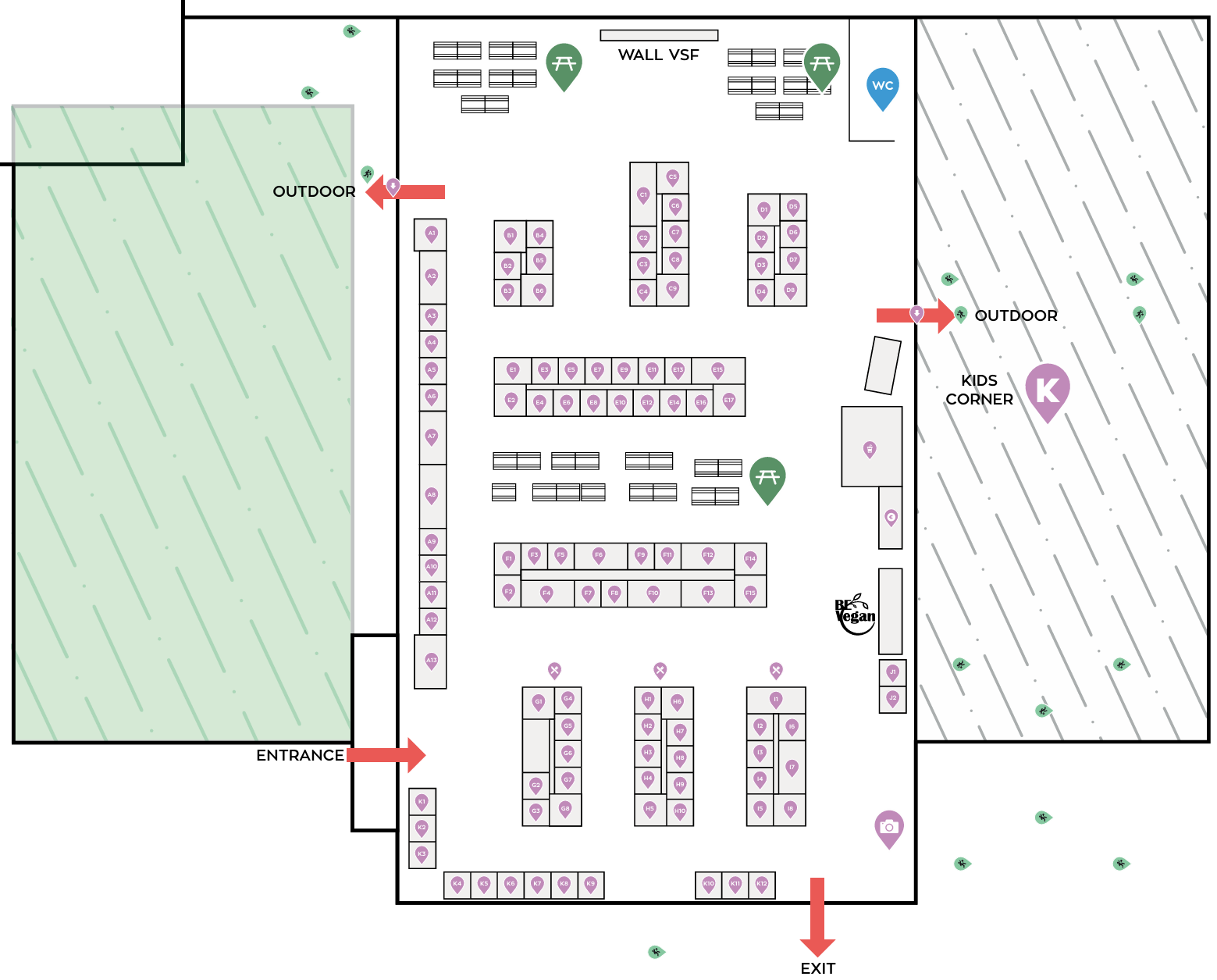 Vegan Summer Fest floorplan